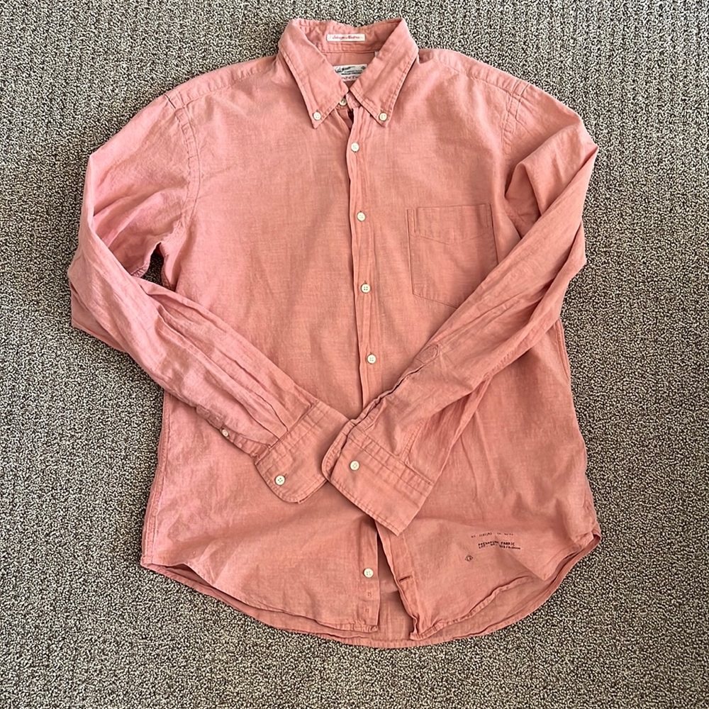 GANT RUGGER Men's Selvage Madras Shirt